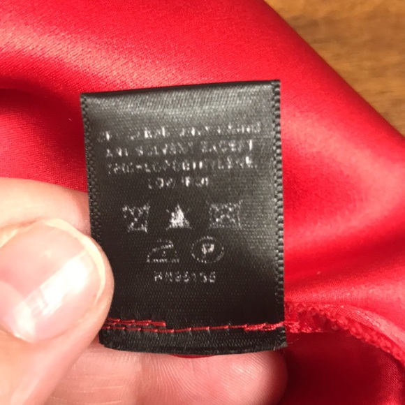 Lafayette 148 New York Red Silk Button Blouse - Picture 8 of 12